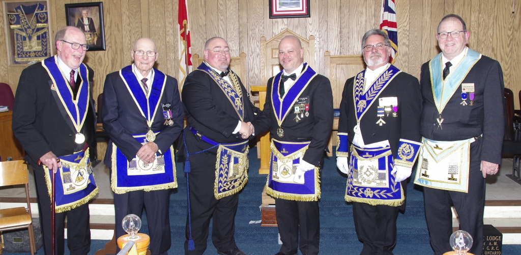 Brethren at the Gothic Lodge No. 608 First Degree